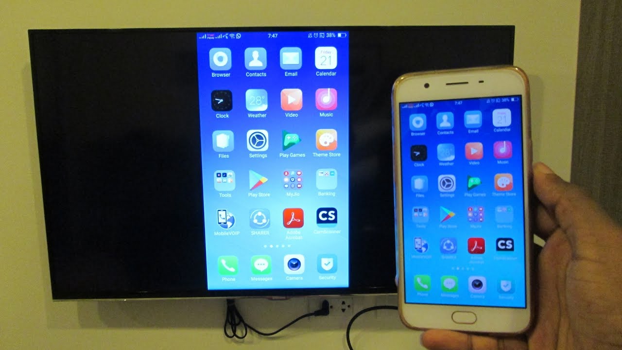 How To Mirror Phone To LED TV