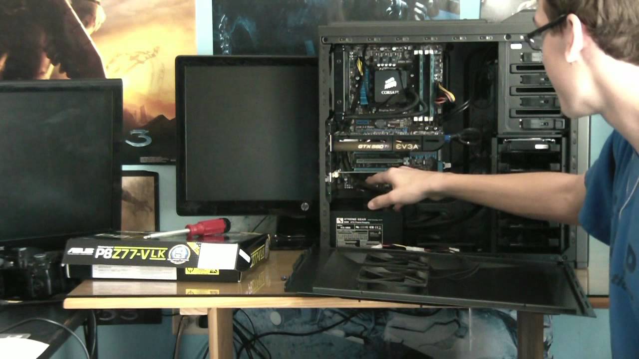 How To Open The Cyber Power PC Case