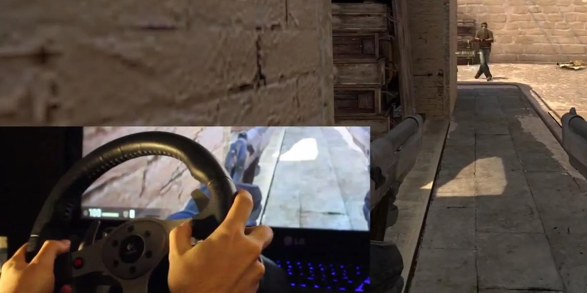 How To Play CS:GO With A Racing Wheel