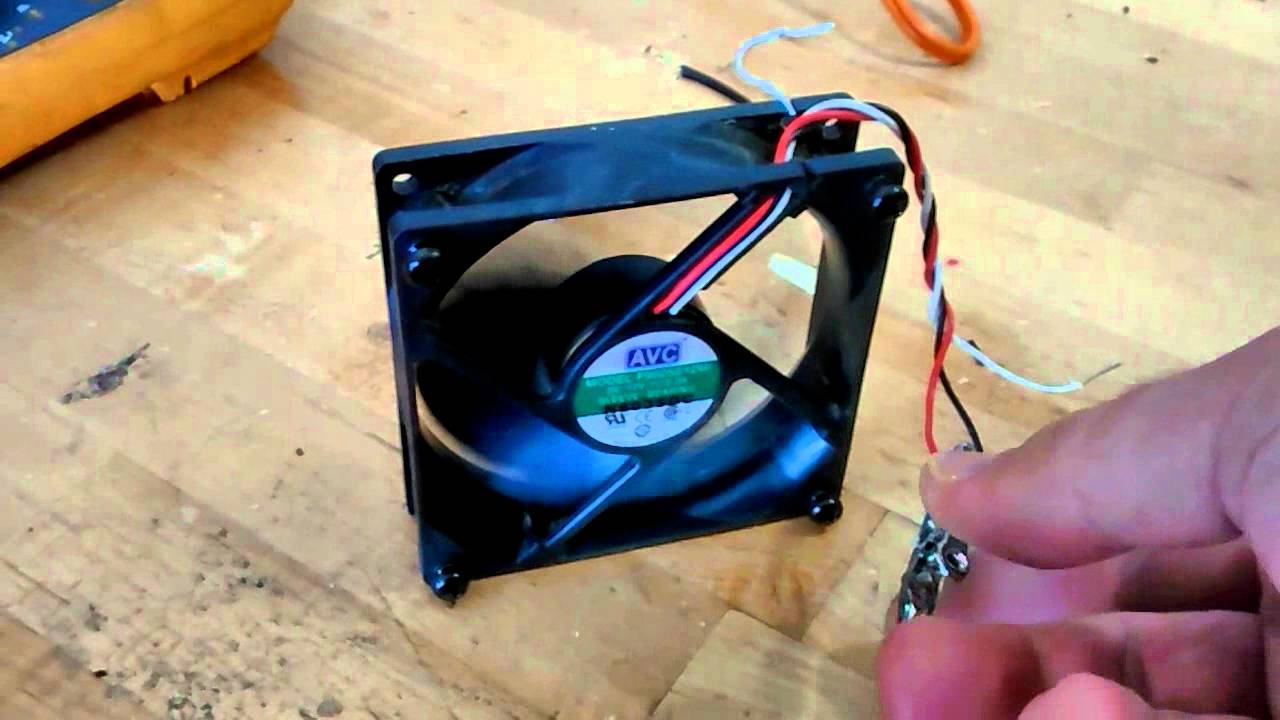 How To Power A Case Fan With A On/Off Switch