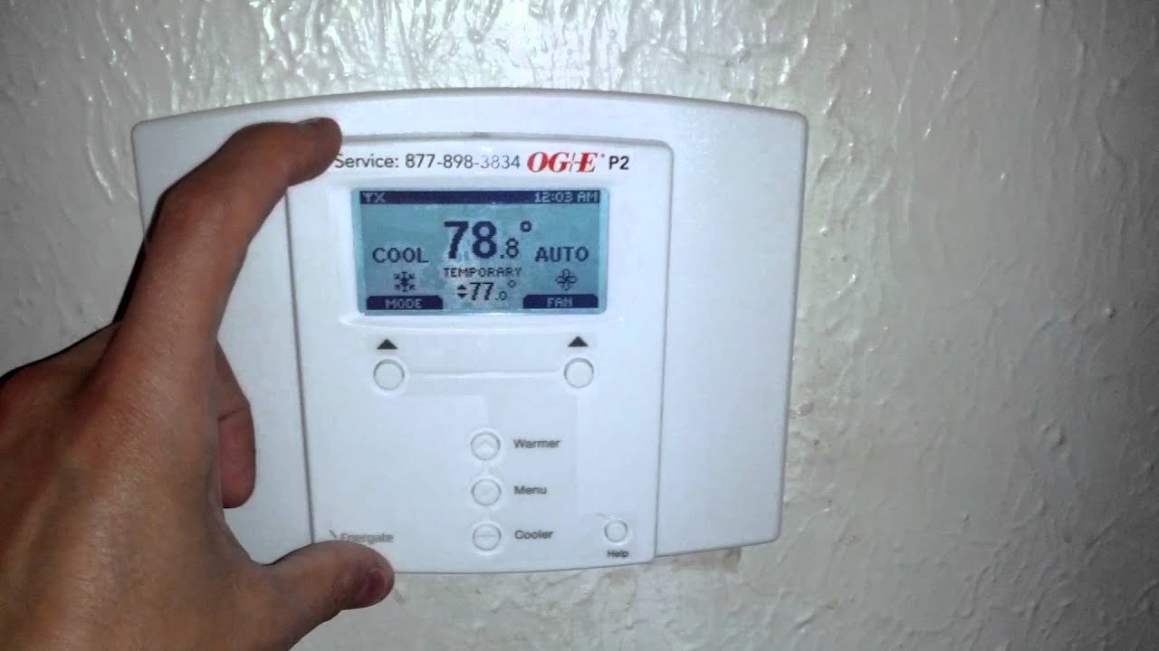 How To Program Og&E Smart Thermostat