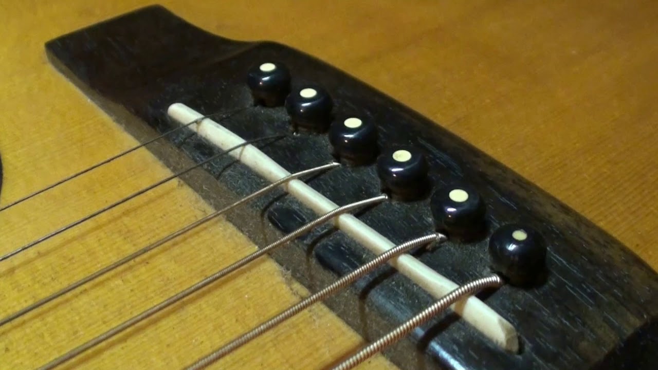 How To Put A Bridge On An Acoustic Guitar
