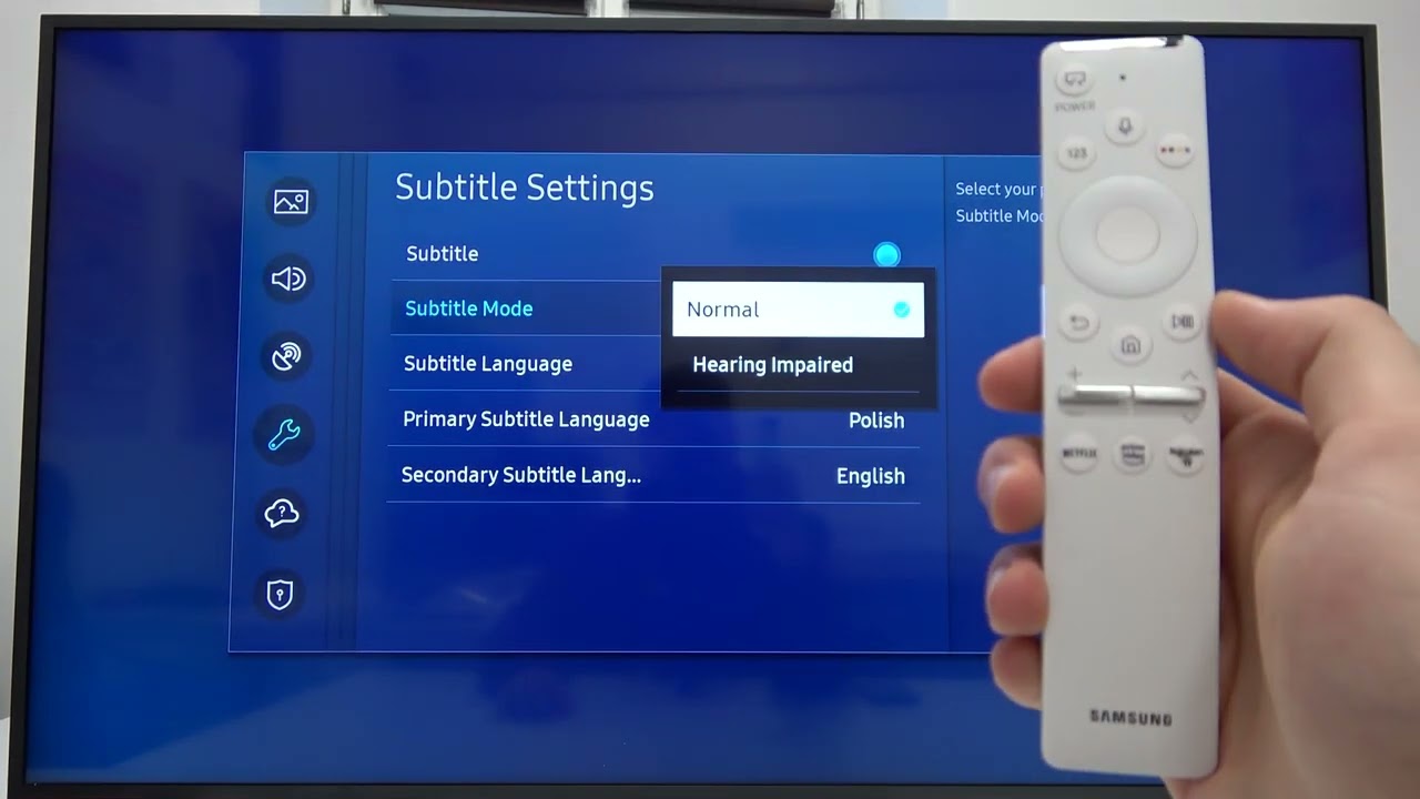 How To Put Subtitles For Deaf-Mute On Toshiba LED TV