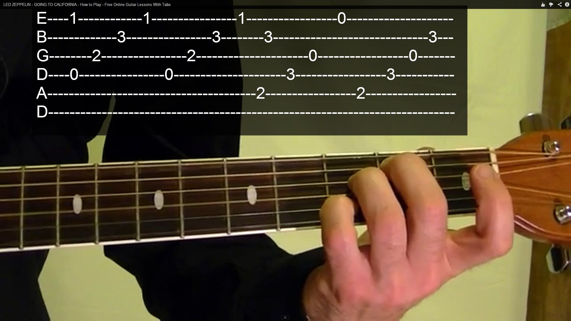 How To Read Tablature For Acoustic Guitar