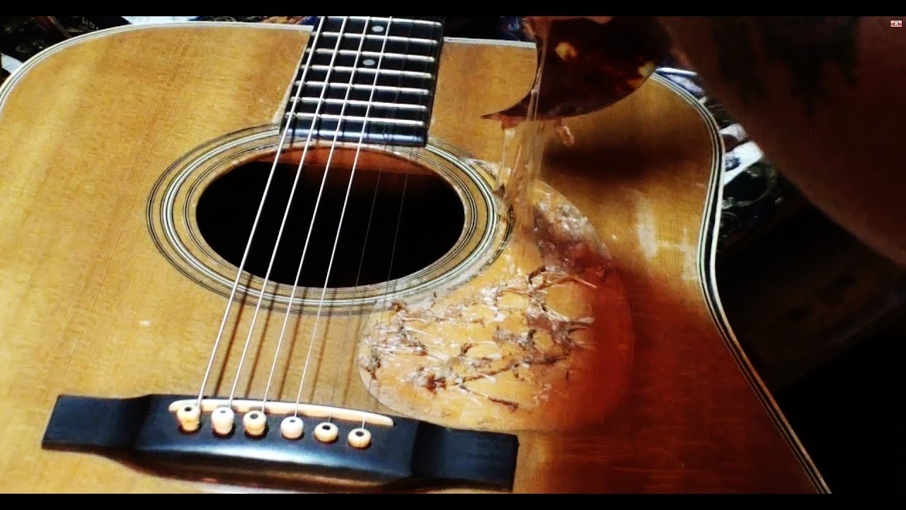 How To Remove A Pick Guard From An Acoustic Guitar