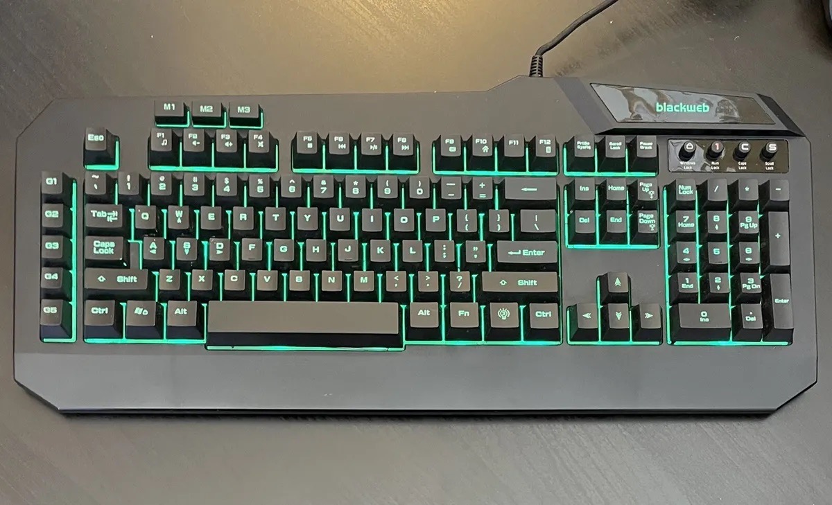 How To Reset The Keys On A BWA17HO004 Customizable PC Gaming Keyboard