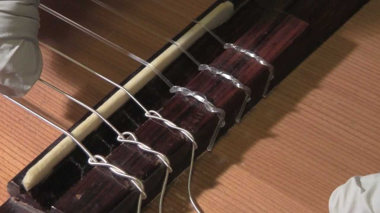 How To Restring An Acoustic Guitar Without Bridge Pins