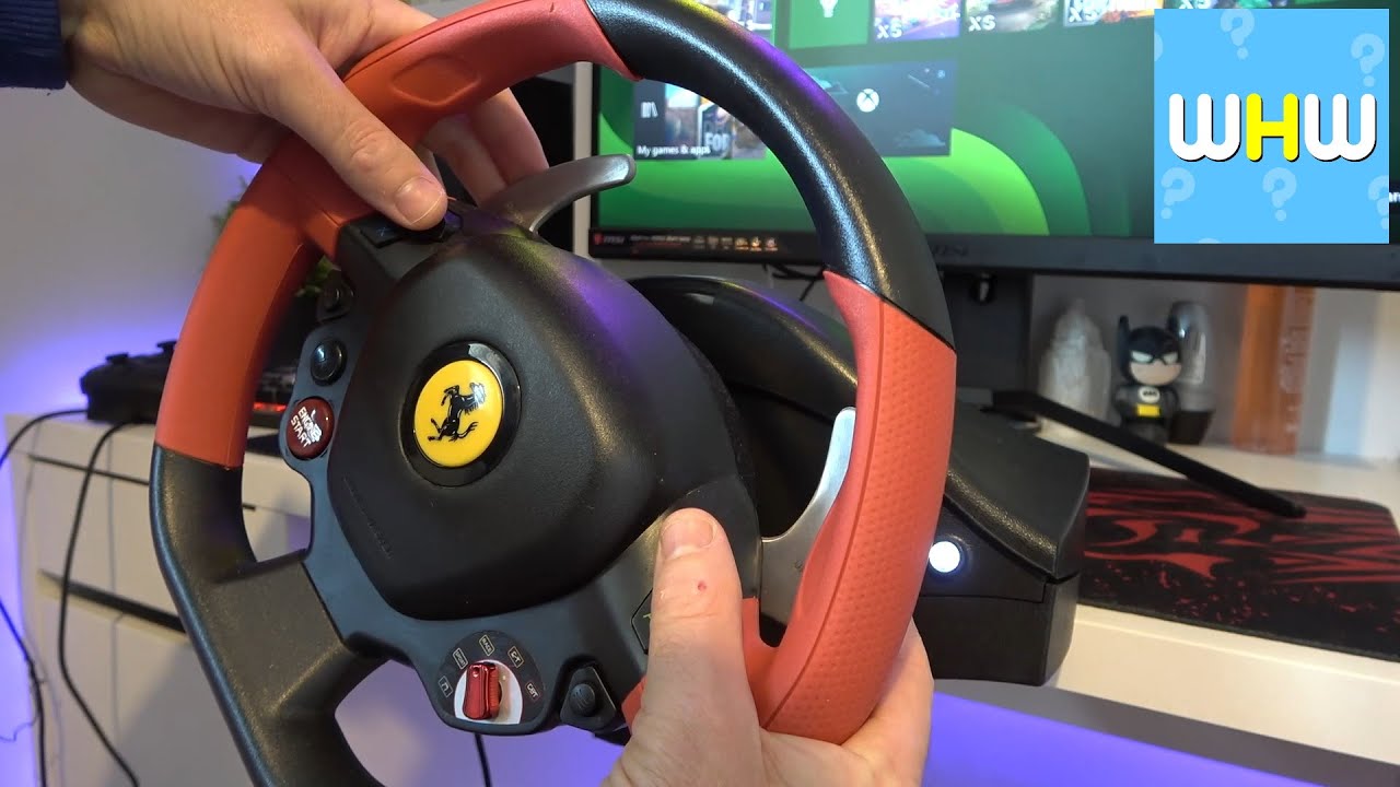 How To Set Up A Ferrari 458 Spider Racing Wheel For Xbox One