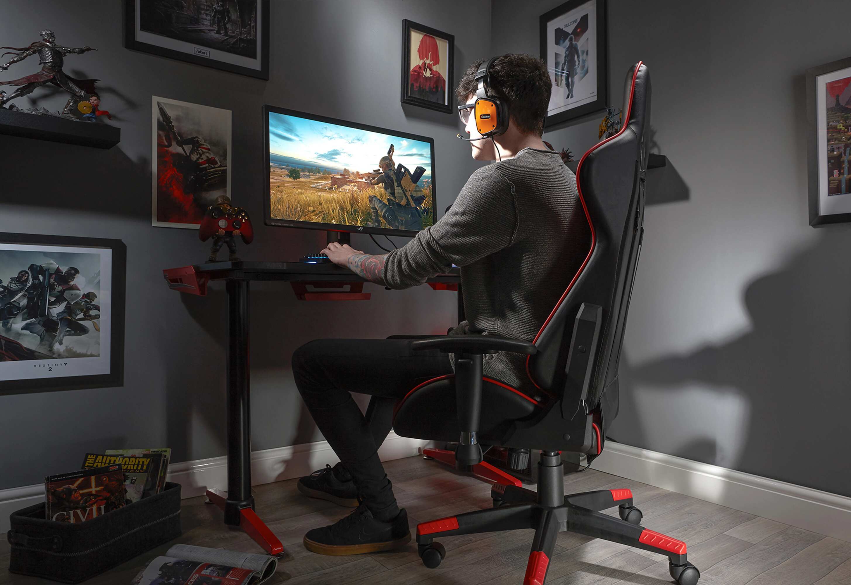 How To Setup X Rocker Gaming Chair For Gaming Monitor