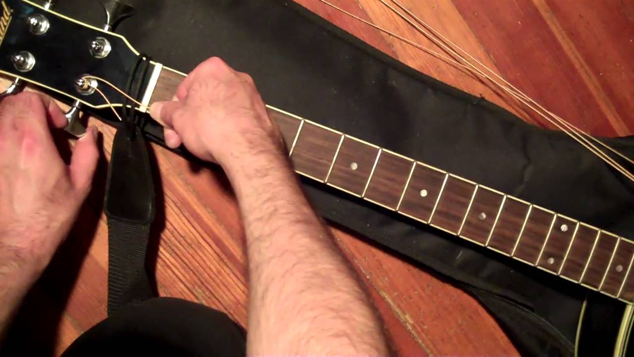 How To String An Acoustic Guitar Properly