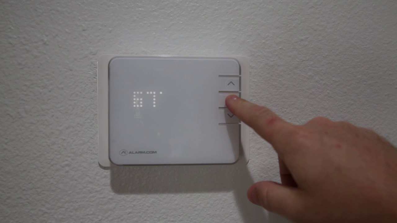 How To Use Alarm.com Smart Thermostat