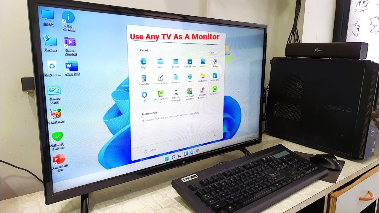 How To Use LED TV As Monitor