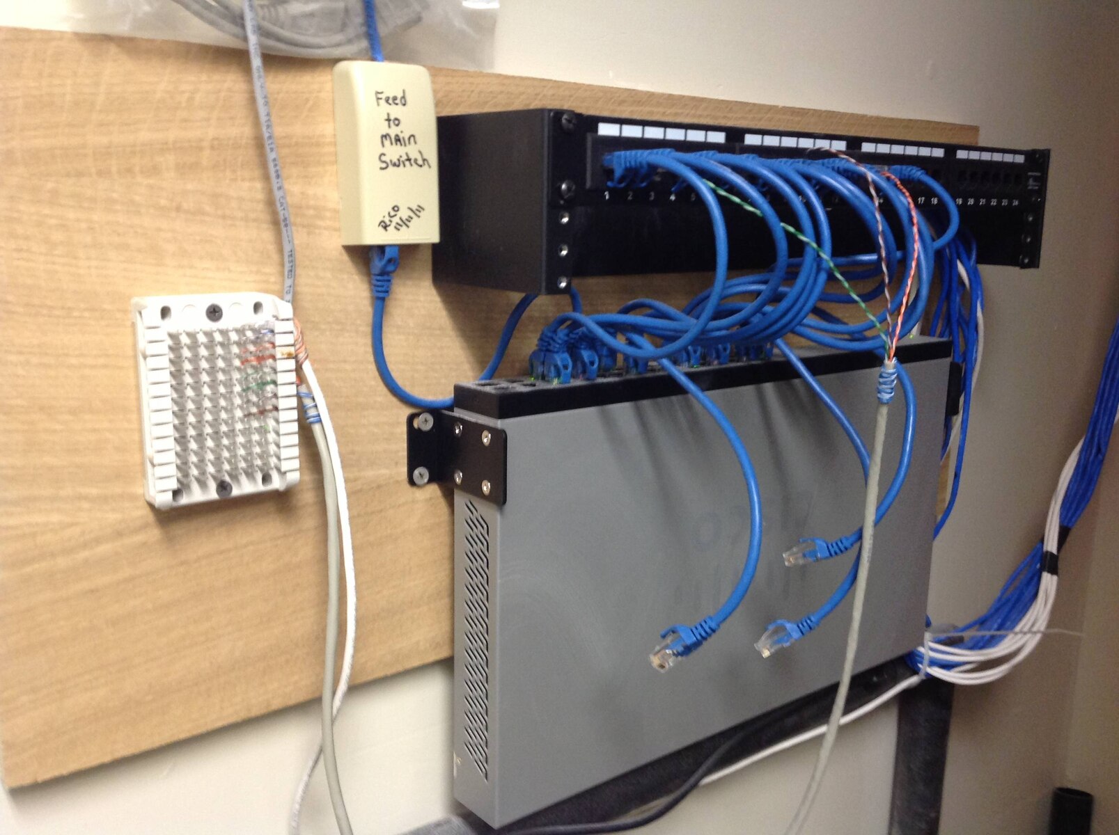 How To Wall Mount A Network Switch
