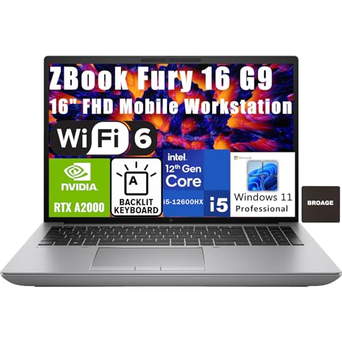 HP ZBook Fury 16 G9 16" FHD Mobile Workstation Laptop