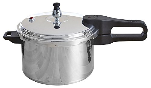 IMUSA Aluminum Stovetop Pressure Cooker 4.2Qt, Silver