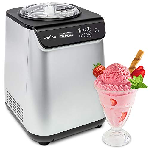Ivation Ice Cream Maker with Built-in Compressor