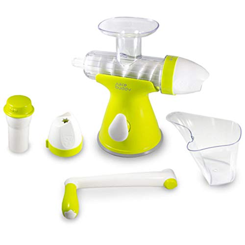 Juice Buddy 2-in-1 Manual Hand Crank Juicer and Ice Cream Maker