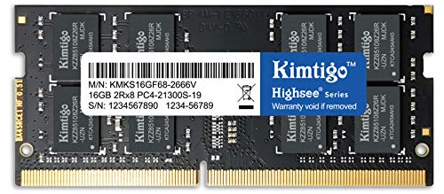 Kimtigo DDR4 16GB Laptop Dram 2666MHz