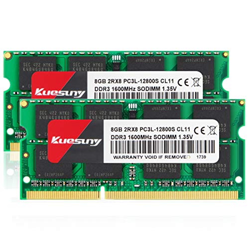 KUESUNY 16GB DDR3L-1600 Sodimm RAM