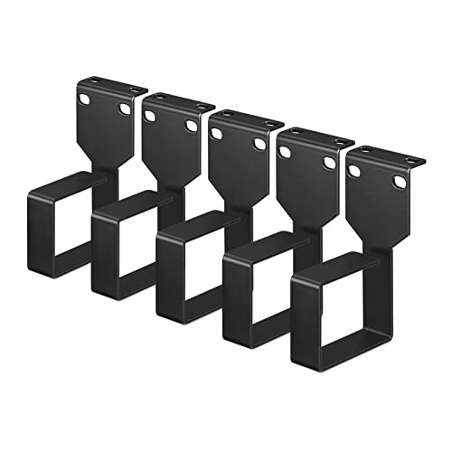 kwmobile Server Rack Cable Management D-Ring Hooks - Black