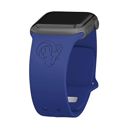 Los Angeles Rams Engraved Silicone Sport Watch Band