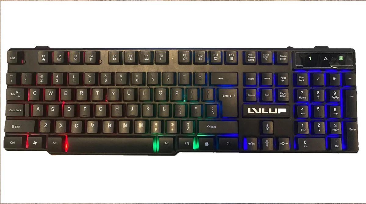 Lvlup Pro Gaming Keyboard With LED Keys: How To Turn On LEDs