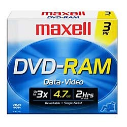 Maxell DVD-RAM47 4.7GB Rewritable DVD-RAM Disc