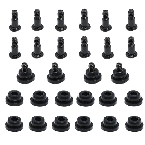 Meuey Lyot PC Hard Risk Drives Mounting Fittings Hard Drive Mounting Screws and Shock Absorbing Rubber Washer Kits for 3.5 Inch Hard Drives, SSD(Solid State Drive), HDD(Hard Disk Drive)-16PCS