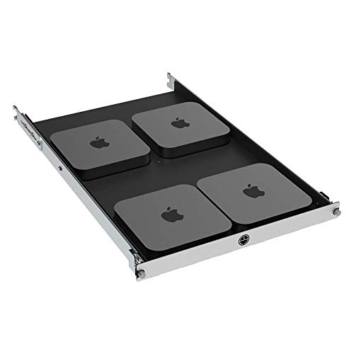 Mini Rack Server Rack Shelf For Mac Mini by H-Squared