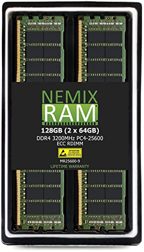 NEMIX RAM 128GB DDR4-3200 RDIMM ECC Memory