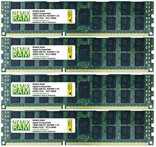 NEMIX RAM 64GB Mac Pro Memory Upgrade Kit