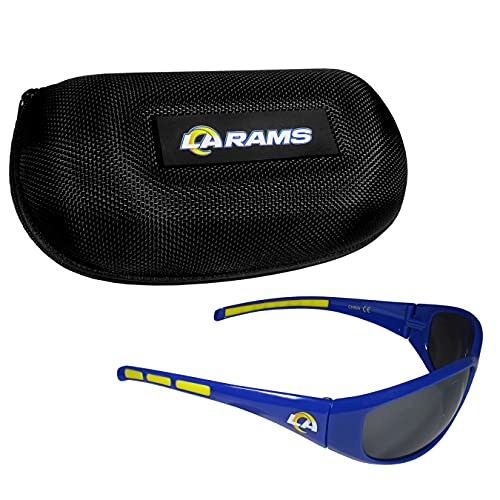 NFL Los Angeles Rams Wrap Sunglasses & Zippered Case