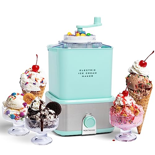 Nostalgia Ice Cream Maker - Aqua