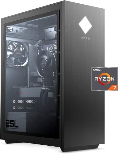 OMEN 2022 Gaming Desktop PC with AMD Ryzen 7 and GeForce RTX 3060