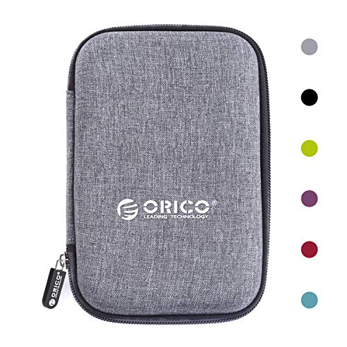 ORICO Hard Drive Case 2.5 inch External Drive Storage Carrying Bag