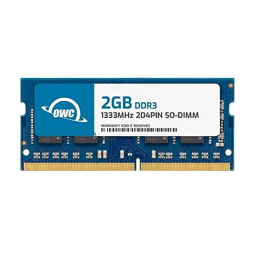 OWC 2GB DDR3 1333 PC3-10600 CL9 1Rx8 204-pin 1.5V SODIMM Memory RAM Module Upgrade Compatible with HP Pavilion dv7 Series Using DDR3 1333 Memory