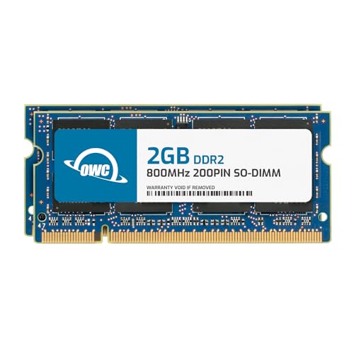 OWC 4.0GB Kit PC2-6400 DDR2 800MHz SO-DIMM 200 Pin Memory RAM Upgrade