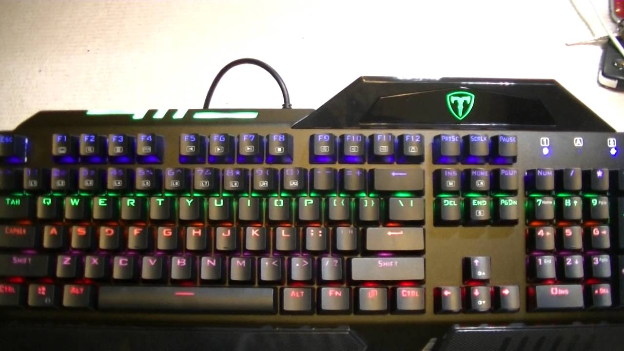 Pictek 104 Keys Anti-Ghosting Mechanical Gaming Keyboard: How To Turn Off LED