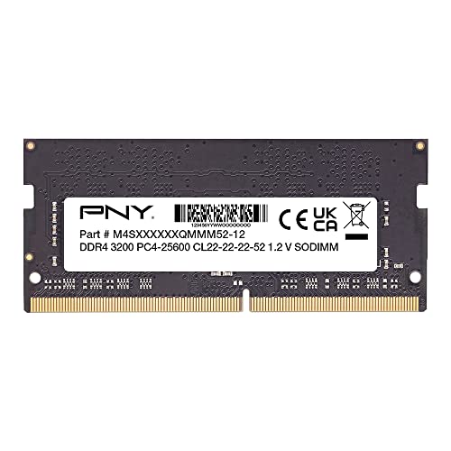 PNY Performance 8GB DDR4 DRAM 3200MHz Laptop Memory Kit