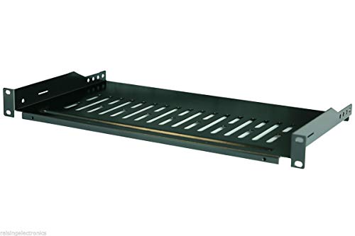 Raising Electronics Server Shelf Cantilever Tray Vented Shelves Rack Mount 19 Inch 1U 12Inch (300mm) Deep
