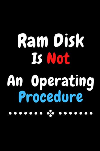 RAM disk Notebook/Journal: 120 Page 6x9 College Ruled