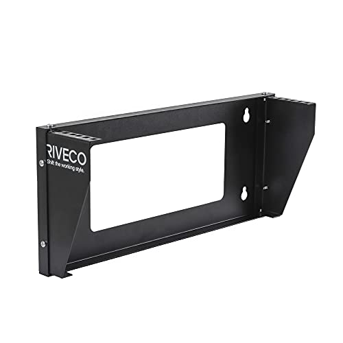 RIVECO 2U Wall Mount Rack - Versatile and Sturdy Solution for Network and Studio Equipment