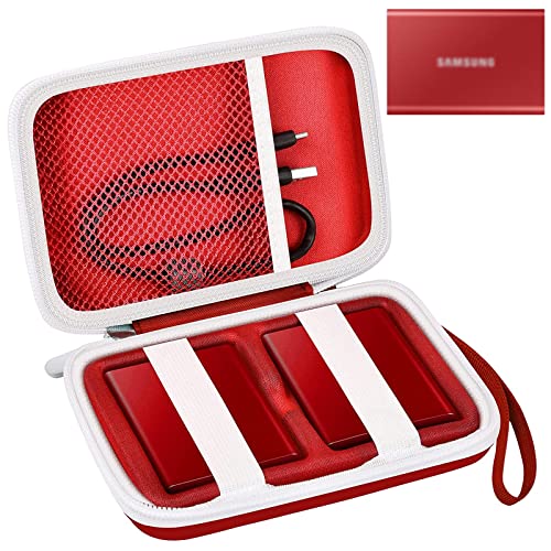 Samsung T7/ T7 Touch Portable SSD Case - Red