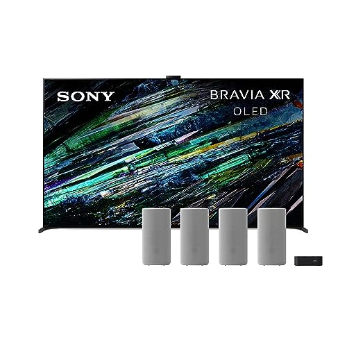 Sony 55 Inch BRAVIA XR A95L QD-OLED 4K HDR Google TV HT-A9 7.1.4ch Home Theater Speaker System