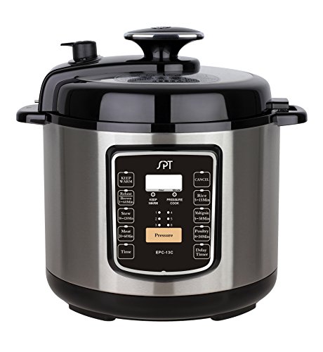 SPT EPC-13C 6.5-Quart Stainless Steel Electric Pressure Cooker