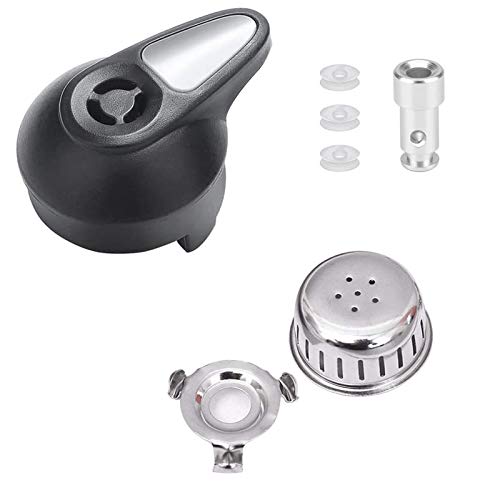 Steam Release Handle, Original Float Valve Replacement Parts with 3 Silicone Caps for Instant Pot LUX