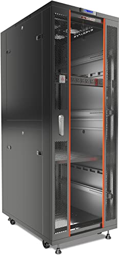 Sysracks 42 U Server Rack with Locking Cabinet and Cooling Fan