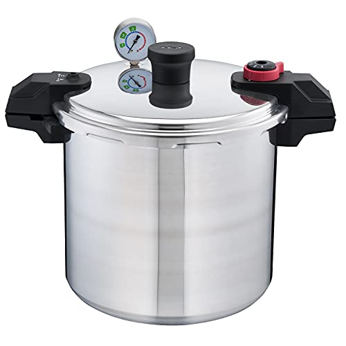 T-fal Stainless Steel Pressure Canner 22 Quart Induction