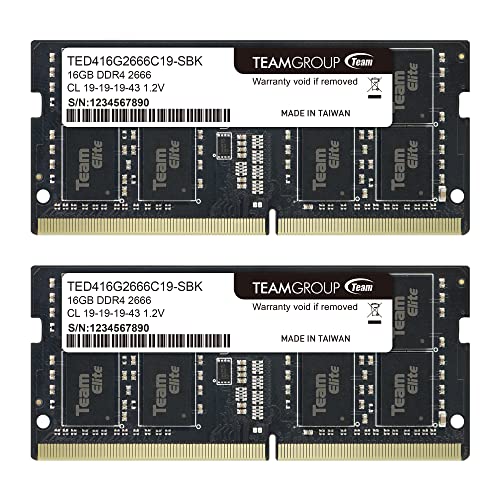 TEAMGROUP Elite DDR4 32GB Kit - Reliable Laptop Memory Upgrade