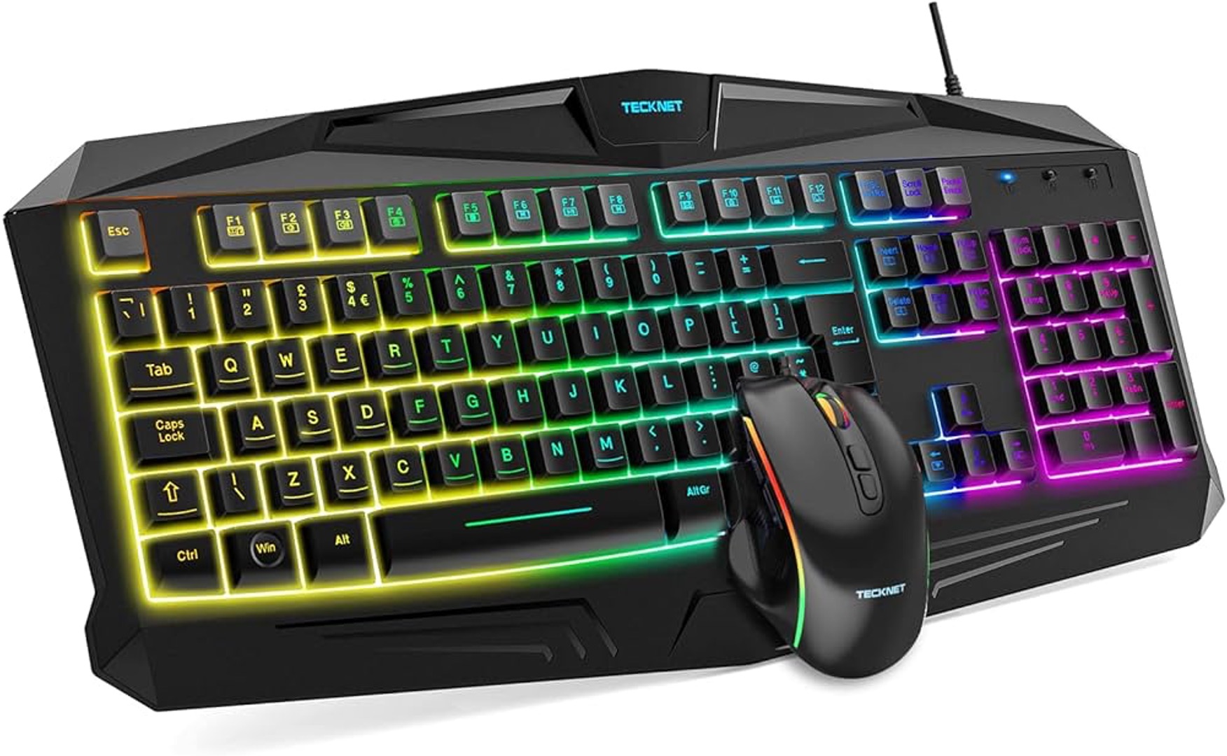 Tecknet Kraken LED Illuminated Gaming Keyboard: How To Turn Off Light